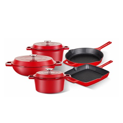 New Korea large cast iron cookware set suppliers