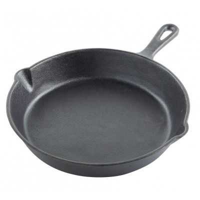 Best whole cast iron pre-seasoned kitchen cookware non stick skillet frying pans